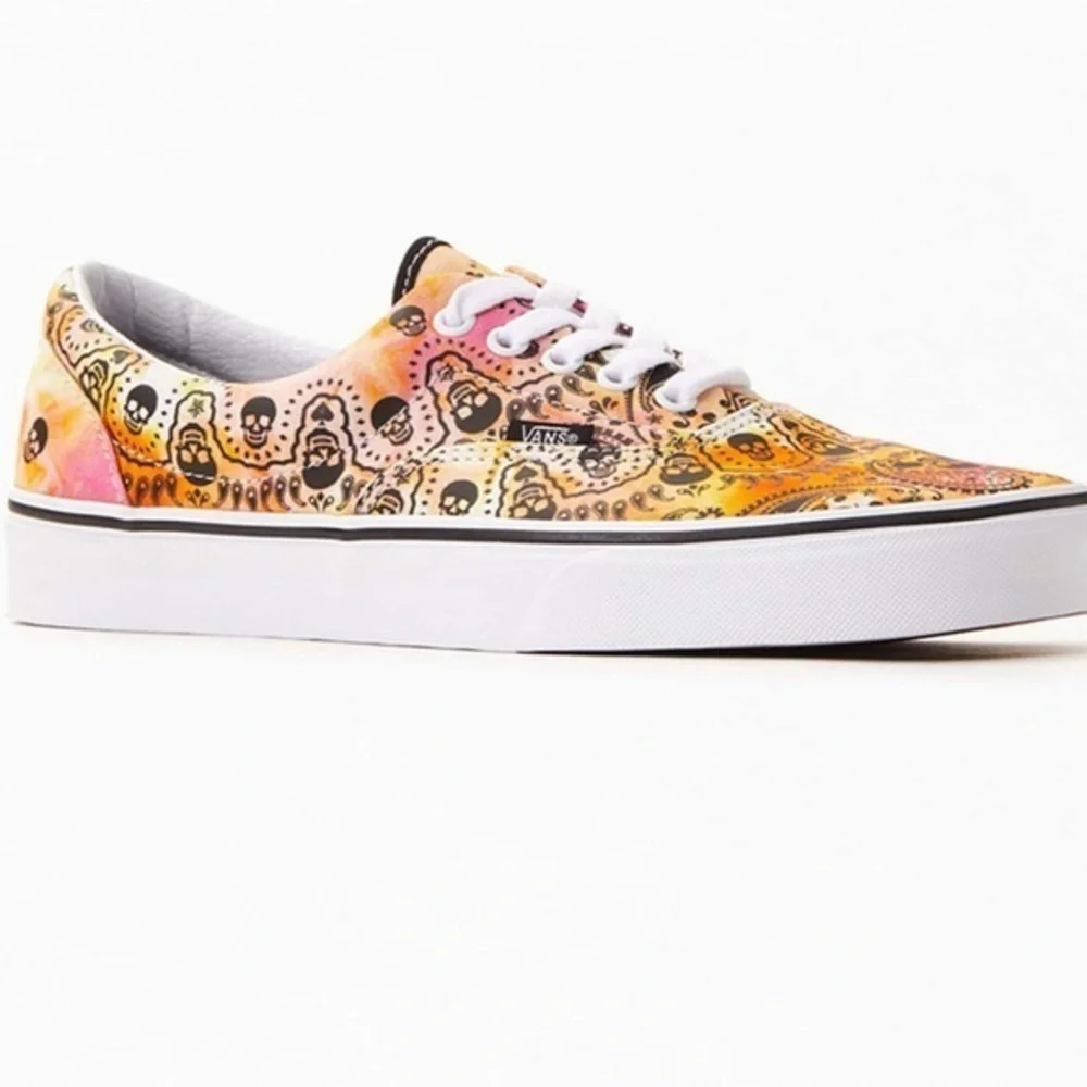 Vans Era Skull Bandana Tie Dye Skate Sneakers Streetwear Retro Punk Goth 11